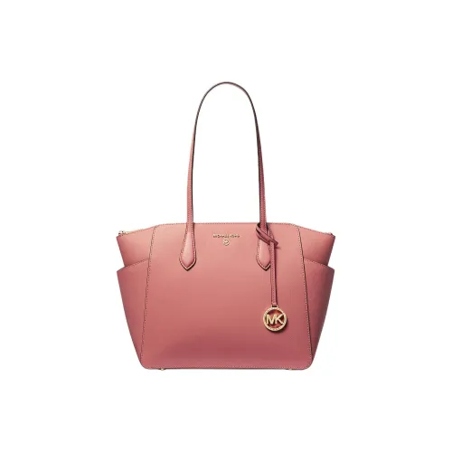 MICHAEL KORS Marilyn Кожа Тоут Сумка Сумка для покупок Сумка Сумка через плечо Женская Закат Розовый