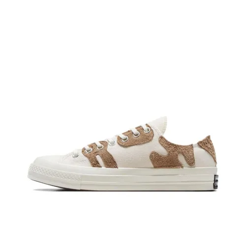 Converse Chuck 70 Износостойкий и Легкий Низкий Топ Кеды Унисекс Белый