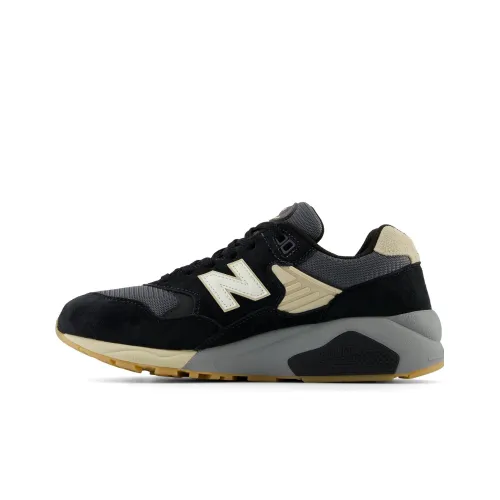 New Balance NB 580 Износостойкие Дышащие Низкие Кроссовки для Бега Мужские Черные Синие