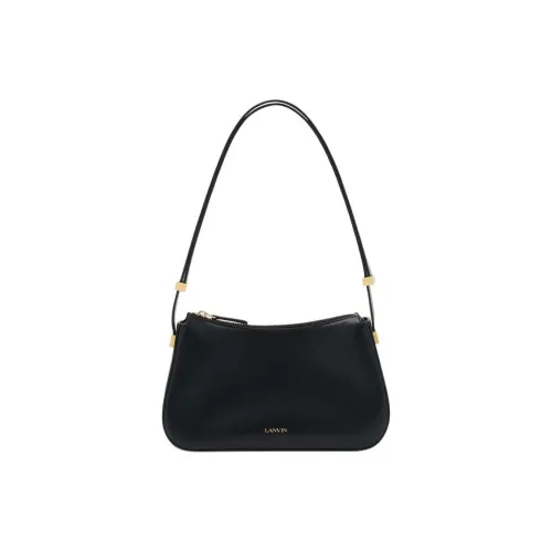 Lanvin Кожа Портативный Crossbody Сумка Сумка через плечо Женская Черная