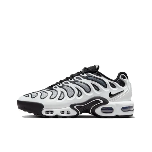 Nike Air Max Plus Drift Аbrasion Resistant Дышащий Низкий Топ Повседневная Обувь Мужская Черный Белый