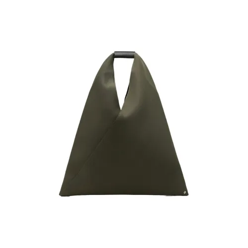 MM6 Maison Margiela совместный бренд Полиэстер с Телячьей кожей Одно плечо Сумка Женская Зеленая