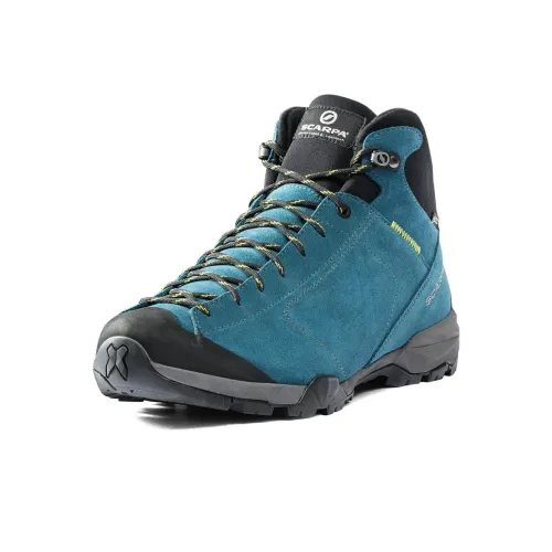 SCARPA Mojito Hike GTX Амортизация Противоскользящий Устойчивый к истиранию Высокий верх Альпинистская обувь Мужской Синий