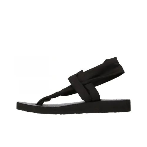 Skechers Meditation Studio Kicks One Ремешок Сандалии Женские Черные