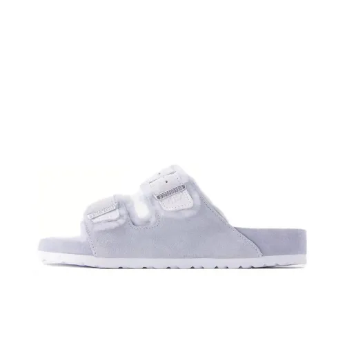 Birkenstock Arizona Shearling Слипоны Женские Серые