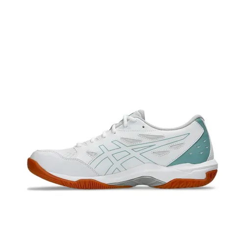 Asics Гель Ракета Кроссовки для тренировок Низкий Топ Белый Зеленый Унисекс