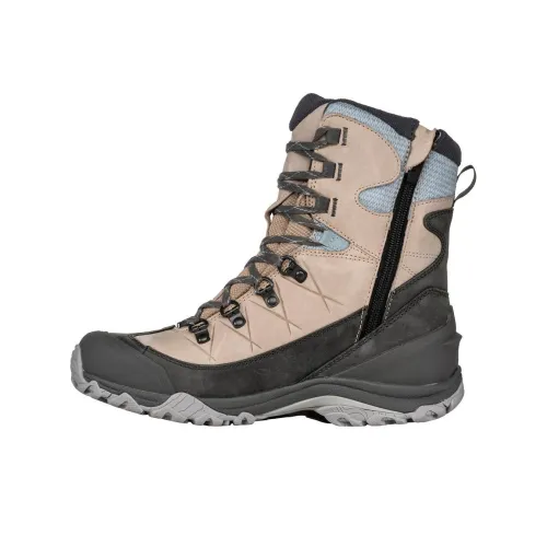 Oboz Footwear Ousel MID Водонепроницаемый Амортизация Противоскользящий Устойчивый к истиранию Высокий Топ Уличная обувь Женская Умбра