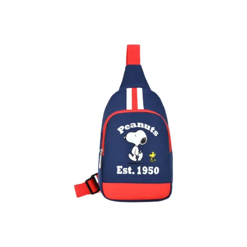 SNOOPY Полиэстер Sling Сумка Детская Синяя Розовая