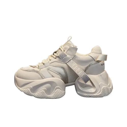 The Mystery Of Glamour визуально увеличивает рост Низкий топ Толстая подошва Кроссовки Женские