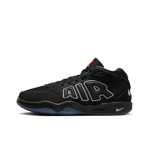 Nike G.T. Hustle 2 Баскетбольные кроссовки MID Топ Черный Красный Унисекс