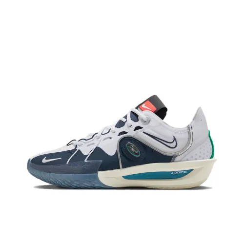 Nike Air Zoom G.T. Cut 3 Asw EP Low Топ Баскетбольные кроссовки Унисекс Белый Синий Азиатская версия