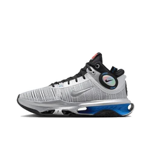 Nike Air Zoom g.T. Jump 2 Баскетбольные кроссовки Высокий верх Серый Черный Синий Мужской