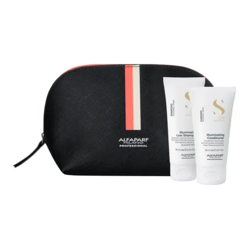 ALFAPARF Ромб Блестящий Волосы Наборы Шампунь и Кондиционер Шампунь 75 мл + Кондиционер 50 мл + Косметическая Сумка