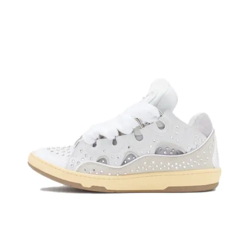 Lanvin Низкие кроссовки для скейтбординга Мужские Серые