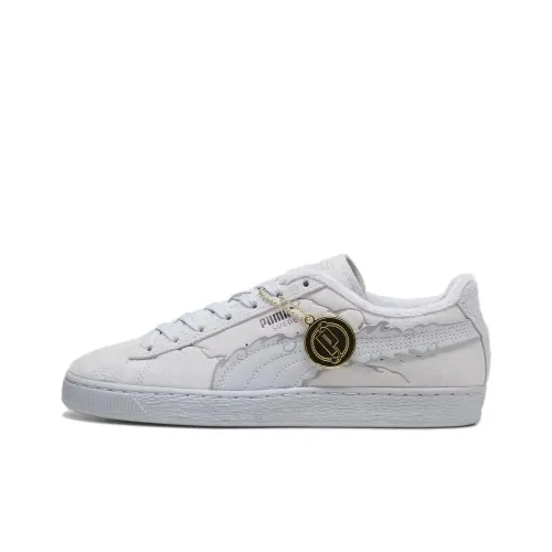PUMA Suede Скейтборд Кроссовки Низкие Белые Мужские