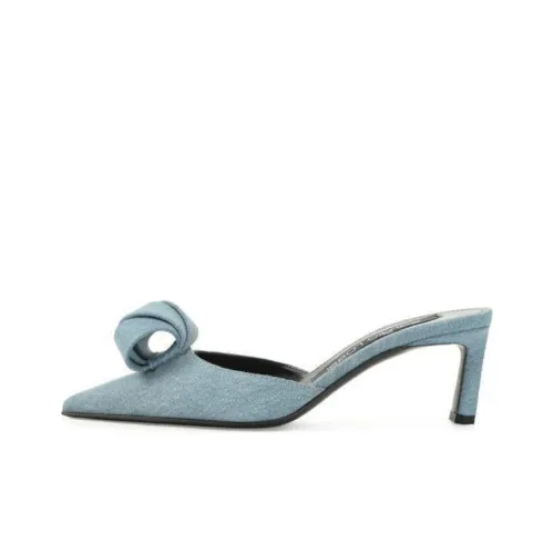 SERGIO ROSSI Домашние тапочки Женские Синие