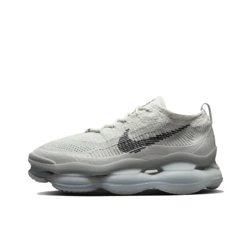 Nike Air Max Scorpion Амортизация Устойчивый к истиранию Дышащий Низкий Топ Повседневные Беговые кроссовки Мужские Белый Серый