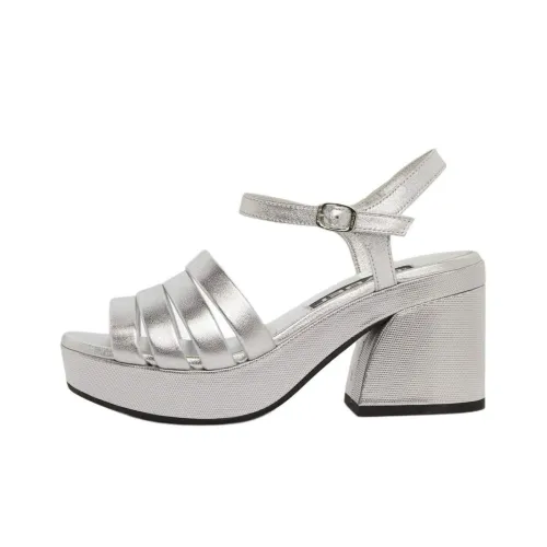 Carel One Ремешок Сандалии 7,5 см Женские Серебряные