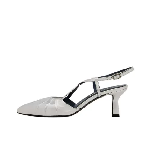 Carel One Ремешок Сандалии 5 см Женские Серебряные