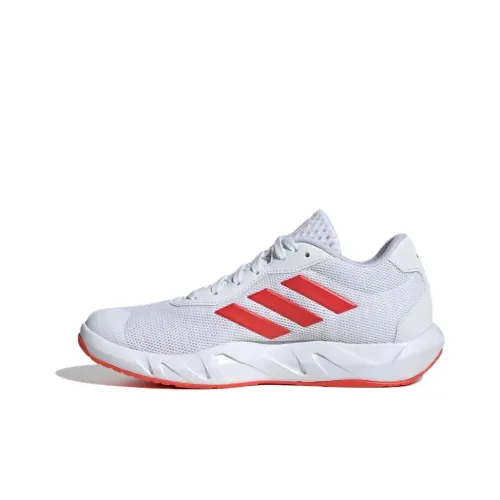 Adidas Athletics Training Casual Low Top White Red Women's