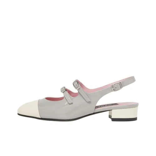 Carel Грубый каблук Мэри Джейн туфли 2 см женские серый