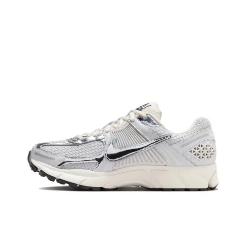 Nike Air Zoom Vomero 5 Дышащий Низкий Топ Повседневный Тренировки Городской Коммутирование Беговые кроссовки Мужской Серый Черный Белый