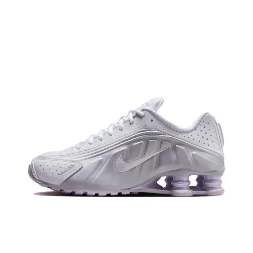 Nike Shox R4 Low Топ Беговые кроссовки Женские Светло-фиолетовый