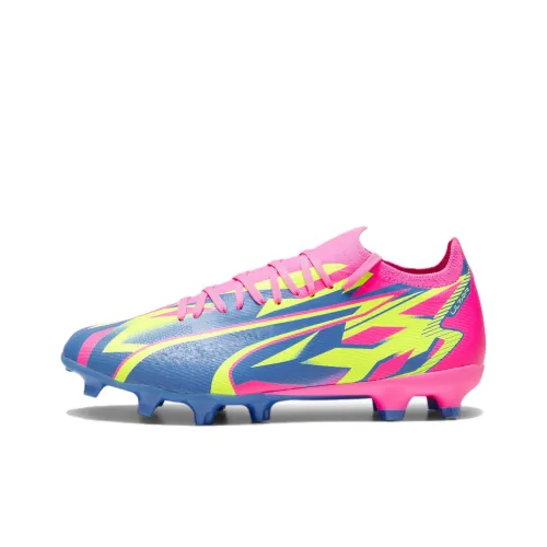 PUMA Ultra Match Энергия FG AG Футбольные бутсы Унисекс Розовый Синий Зеленый