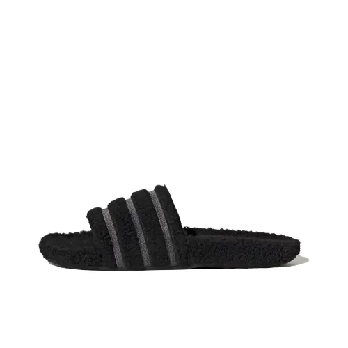 Adidas Slip-resistant Slippers Men's Black Адидас противоскользящие слипоны мужские черные