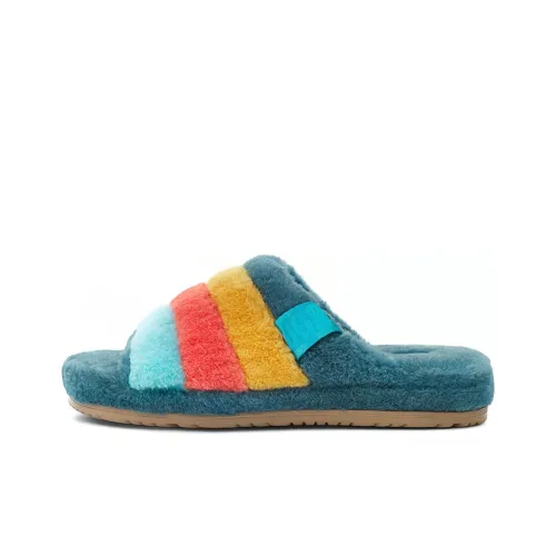 UGG Fluff YOU Тапочки Мужские Морской Синий