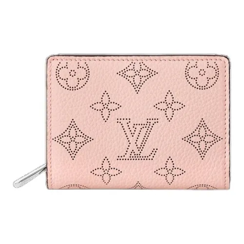 LOUIS VUITTON Mahina Телячья кожа Кошелек Женские Розовый Жасмин Розовый