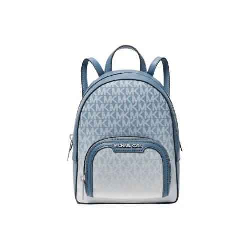 MICHAEL KORS Jaycee Холст Рюкзак Экстра Маленький Женский Джинсовый Синий
