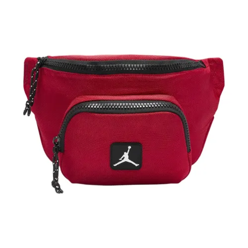 Джордан Полиэстер Sling Сумка Одно плечо Через плечо Бананка Обычный Унисекс Фитнес-красный