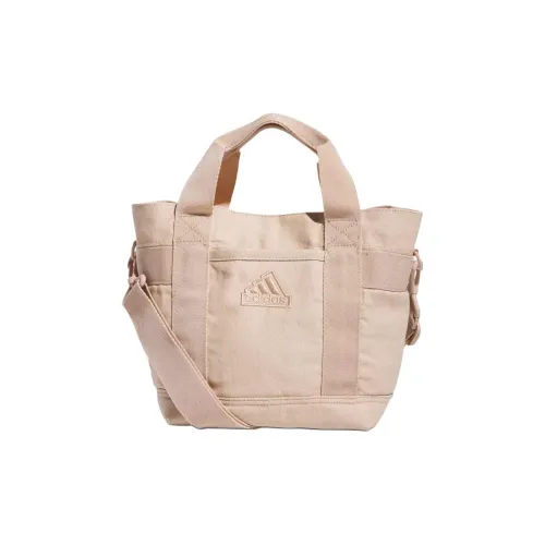 Adidas Canvas Bag Tote Bag Shopping Bag Shoulder Bag Crossbody Bag Mini Women's Rainbow Beige