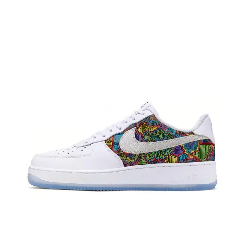 Nike Air Force 1 Puerto RiCO Low Топ Скейтборд Кроссовки Мужские Белые