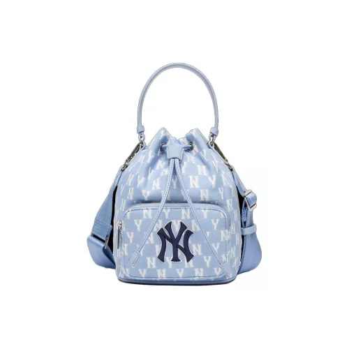 MLB MONOGRAM Коллекция Полиэстер Ведрообразная Сумка Сумка Сумка через плечо Сумка через плечо Стандартная Женская Синяя