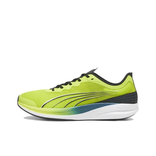 PUMA Redeem Pro Racer Унисекс Противоскользящие Низкие Беговые кроссовки Зеленые