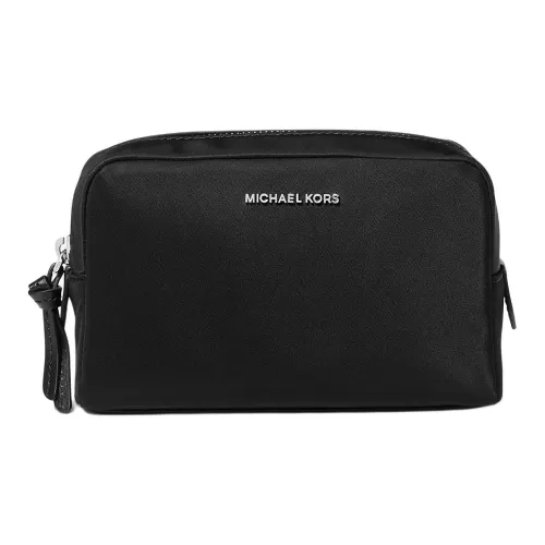 MICHAEL KORS Jet Set Переработанный нейлон Дорожная сумка Ручной Makeup Bag Средний Женские Черный