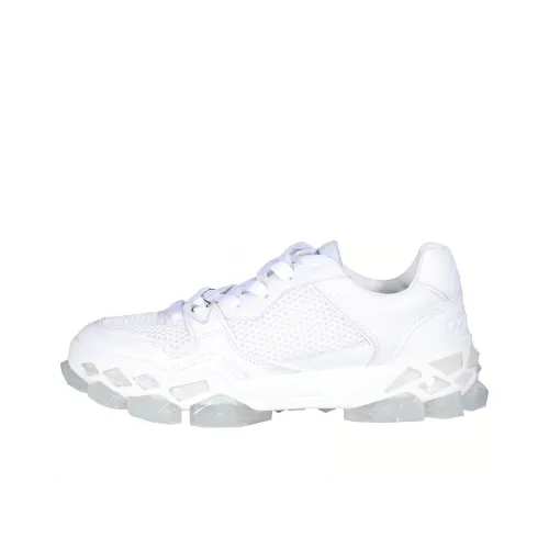 Trainer M x Jimmy Choo Ромб Низкий Топ Повседневная Обувь Мужская Белая