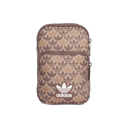 Adidas Originals Переработанный полиэстер Сумка через плечо Сумка на плечо Женская Коричневая