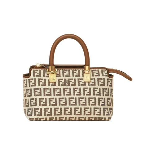 FENDI By The Way Series Кожа Сумка Сумка через плечо Сумка через плечо Мини Женская Кофейная