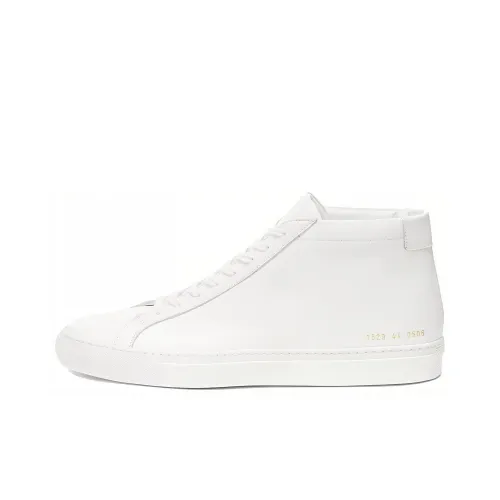 COMMON PROJECTS Оригинальный Achilles High Топ Стильные Скейтбординги Мужской Белый