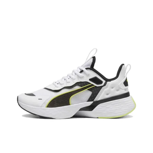 PUMA Softride Sway Шорты Резистентные Низкие Кроссовки для Бега Унисекс Белый Серый Зеленый