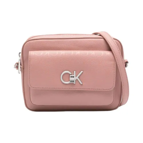 CALVIN KLEIN Телячья кожа Сумка через плечо Женская Розовая