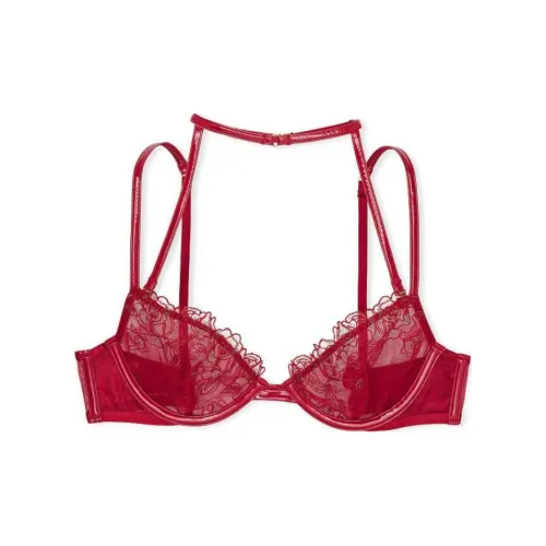 Victoria's Secret Бюстгальтер Женский Ягодный Красный