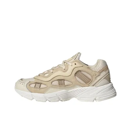 Adidas Slip-resistant Abrasion-resistant Low Top Casual Running Shoes Women's Beige