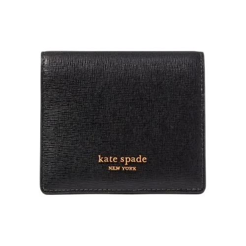 Kate Spade Saffiano кожа кошелек маленький женский черный