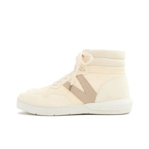Visvim Chamberlain Hi Стильные Скейтбординги Мужской Бежевый Умбра