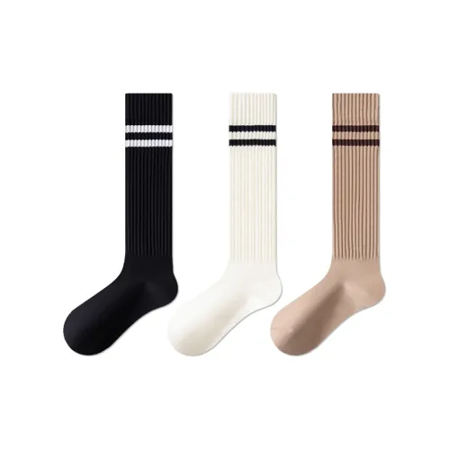 MIIOW Колено Высокие Носки Женские 3 Пачки