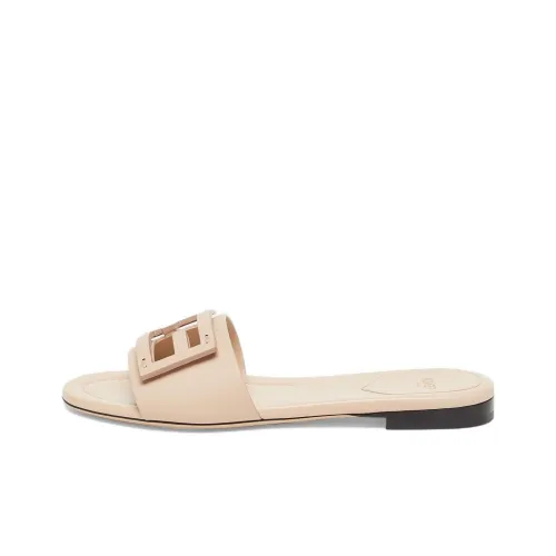 FENDI FF Слипоны Женские Светлый Умбра